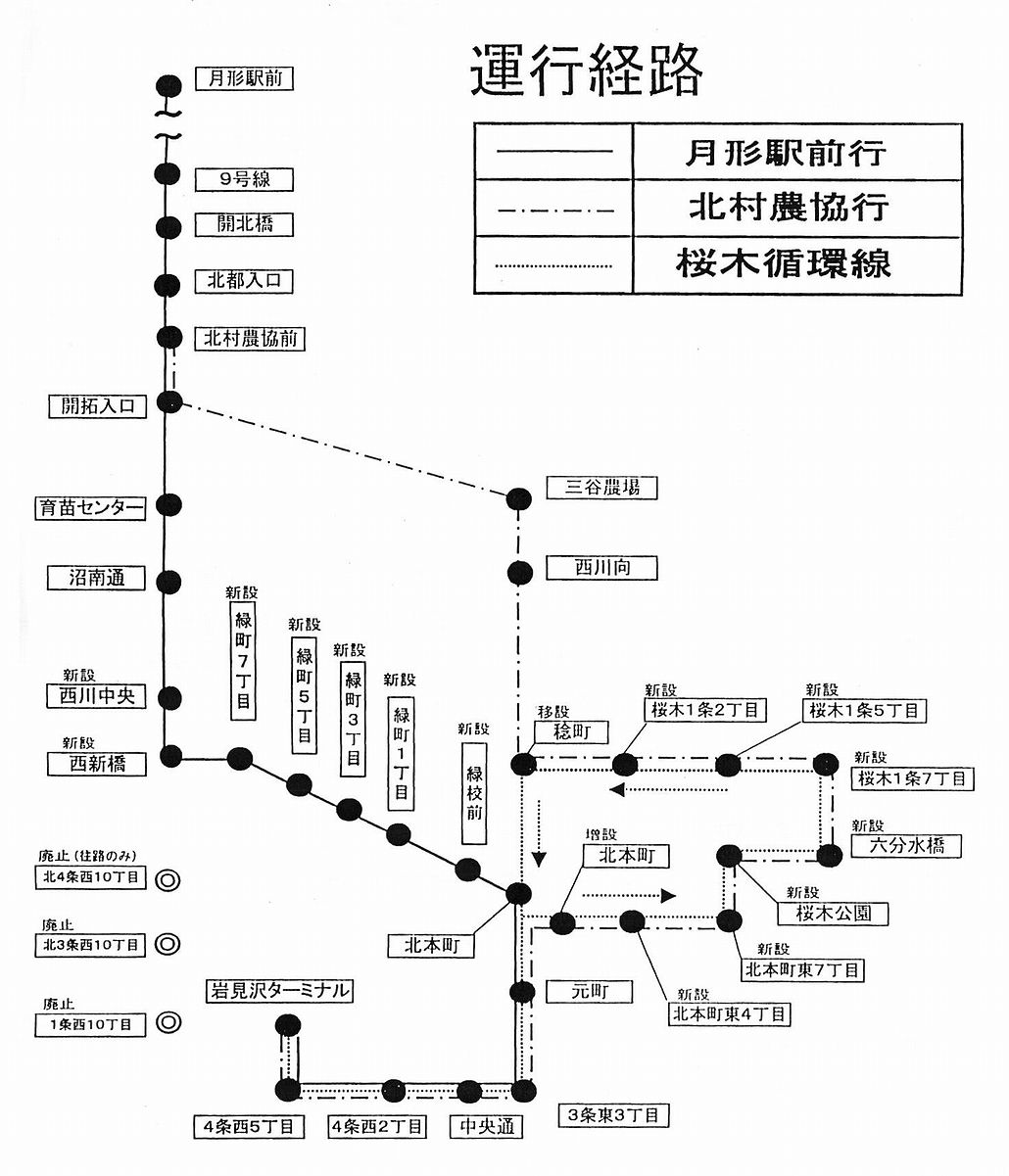 2003-03-01改正_北海道中央バス(空知)_ジェイ・アール北海道バス岩見沢線一部路線委譲チラシ裏面
